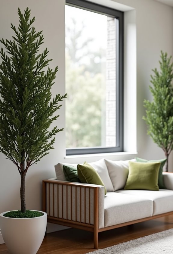 balanced symmetry with slim trees
