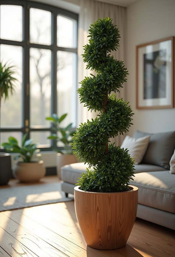 cedar topiary tree selection