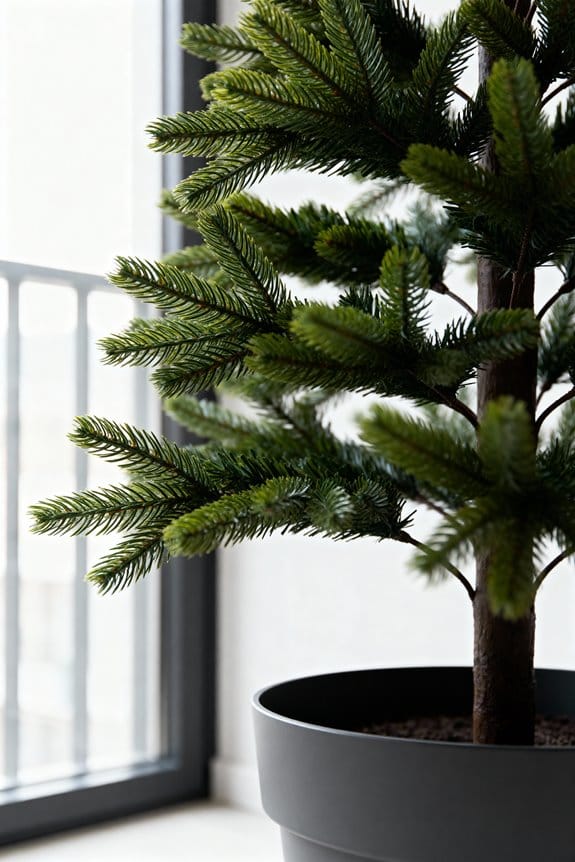 choosing a slim christmas tree