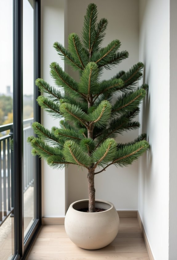 compact low maintenance pine options