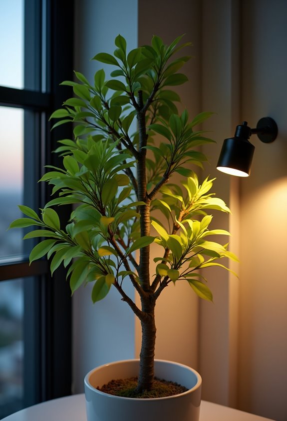 evening tree care lighting options