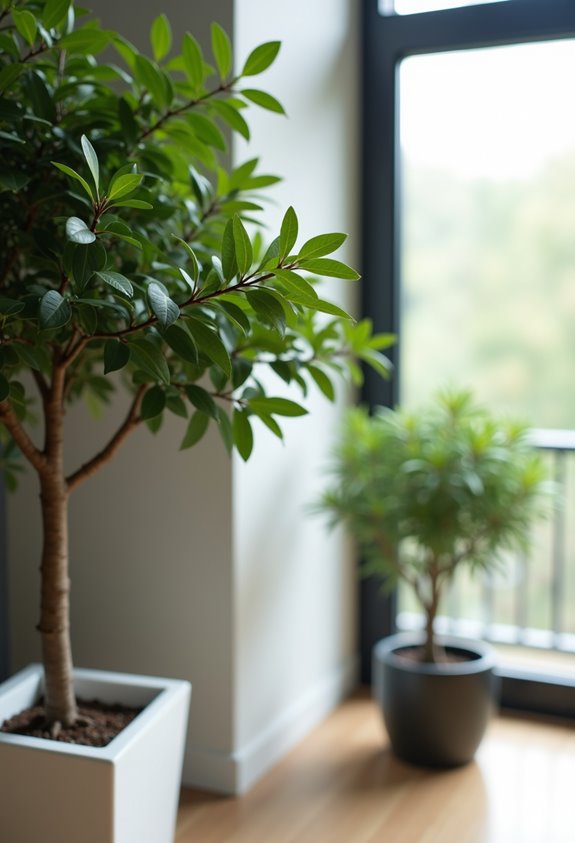 secure plants with g clamps