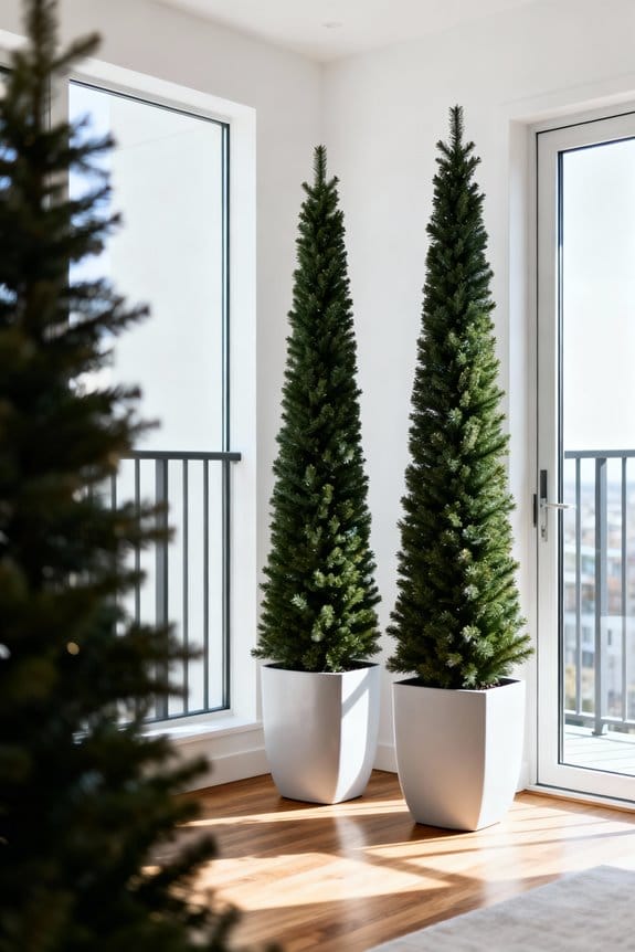 slim christmas trees 2025